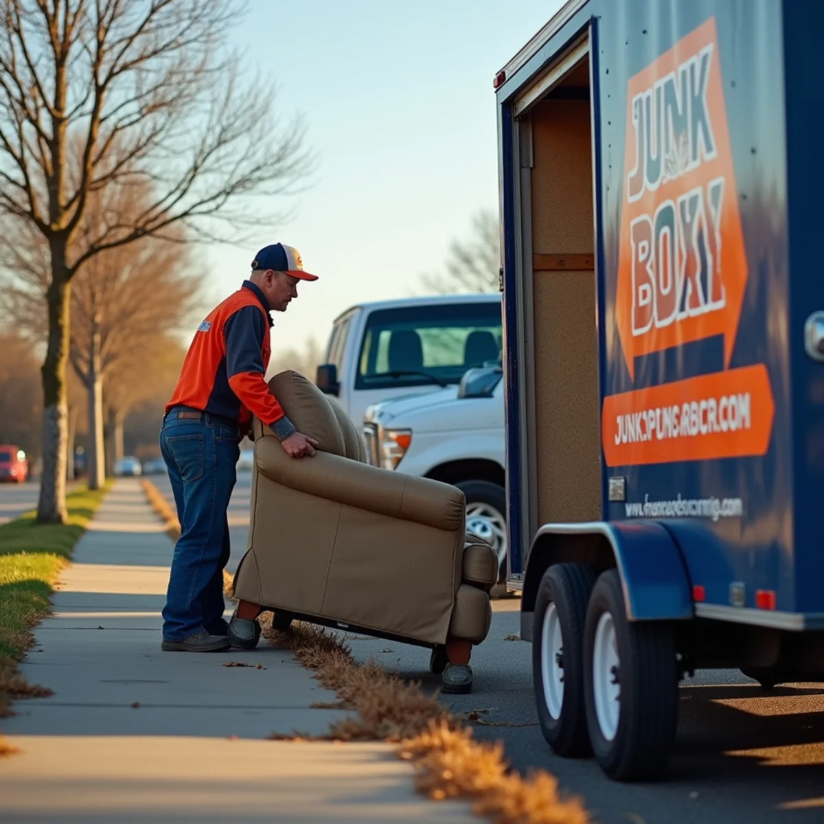 Junk Boxx Curbside pickup in Tulsa
