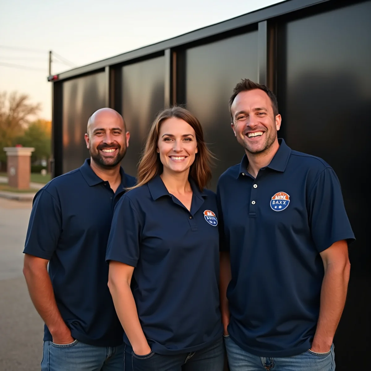 The Junk Boxx team, a licensed and insured junk removal company in Tulsa, OK